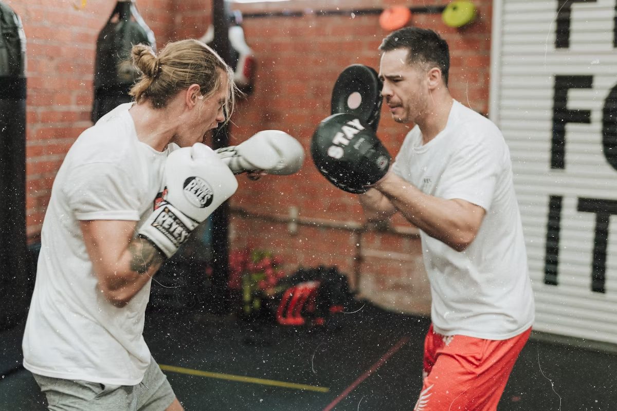 Box-Sparring im Gym